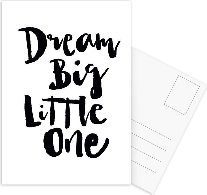 Actual product image Juniqe Dream Big Little One - Quotes & Slogans (3 pcs.)