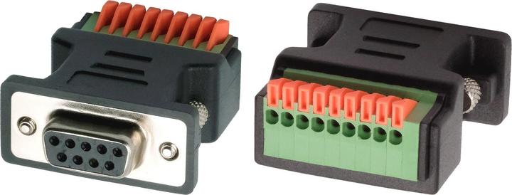 Image du produit Exsys Adaptateur DB9 Terminal Block (Bornier à 20 broches)