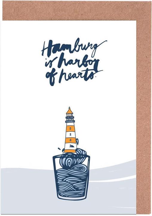 Actual product image Juniqe Harbor of Hearts - Hamburg (3 pcs.)