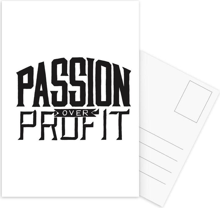 Produktbild Juniqe Passion Over Profit - Zitate & Slogans (3 Stk.)