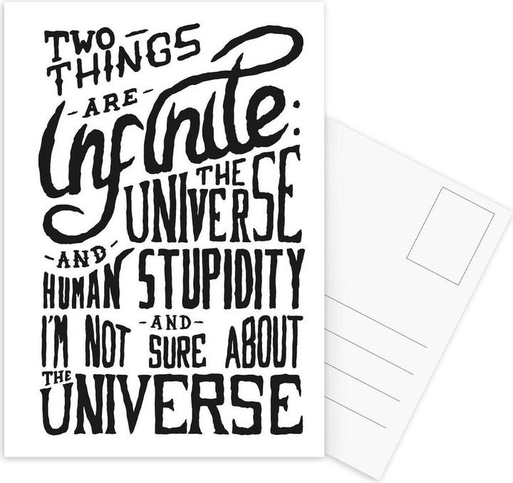 Immagine prodotto Juniqe La stupidità umana - Citazioni e slogan (3 pz.)