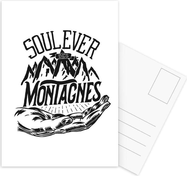 Immagine prodotto Juniqe Soulever des montagnes - Citazioni e slogan (3 pz.)