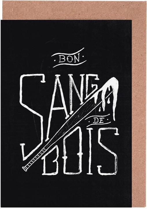 Immagine prodotto Juniqe Bon sang de bois - Citazioni e slogan (5 pz.)