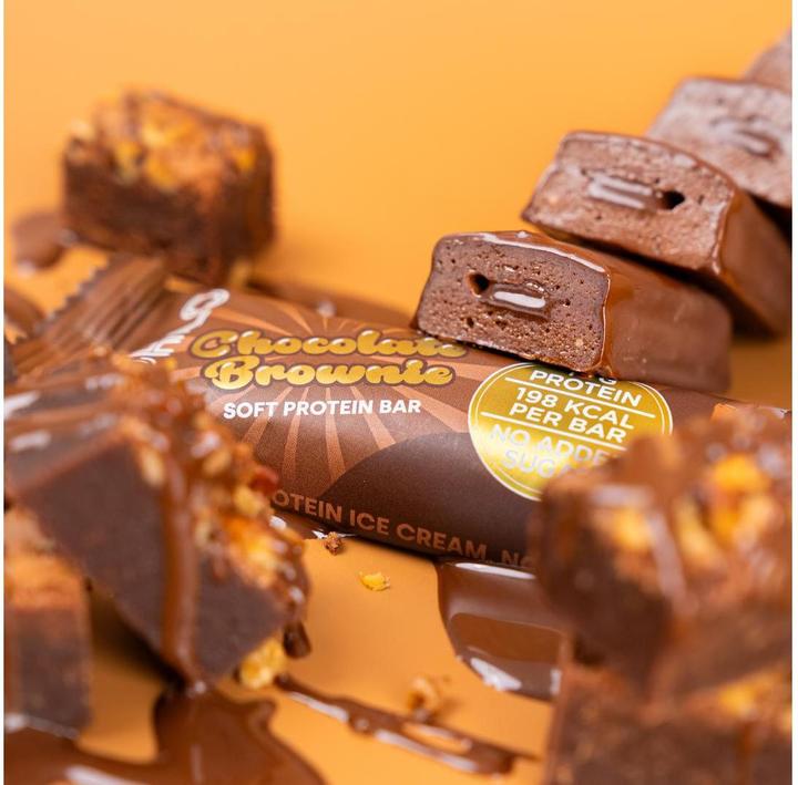 Actual product image Lohilo High protein soft core brownie bar, 12 x (Brownie, 12 pcs., 55 g)