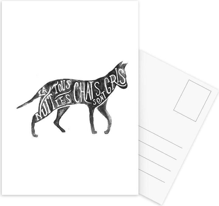 Image du produit Juniqe Les chats sont gris - Chats (3 pcs)