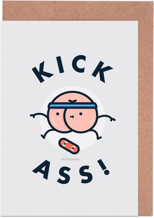 Actual product image Juniqe Kick Ass - Funny (3 pcs.)
