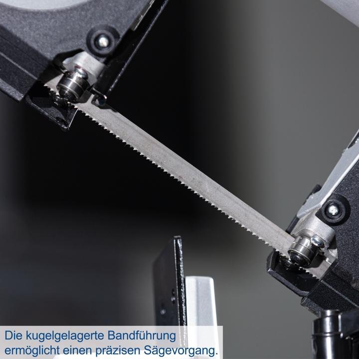 Produktbild Scheppach Metall-Bandsäge 1141 mm inkl. variabler Geschwindigkeit, Laser, LED & Untergestell