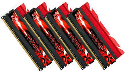 G.Skill TridentX (4 x 8GB, 2400 MHz, DDR3-RAM, DIMM)