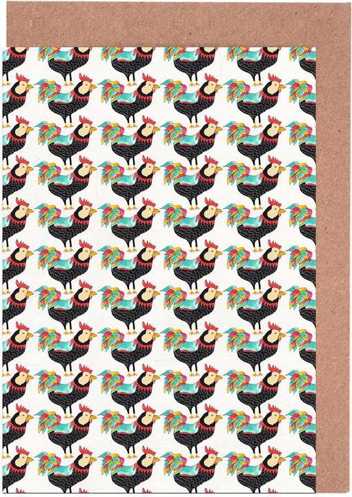 Produktbild Juniqe Whimsical Rooster Gang - Vögel (5 Stk.)