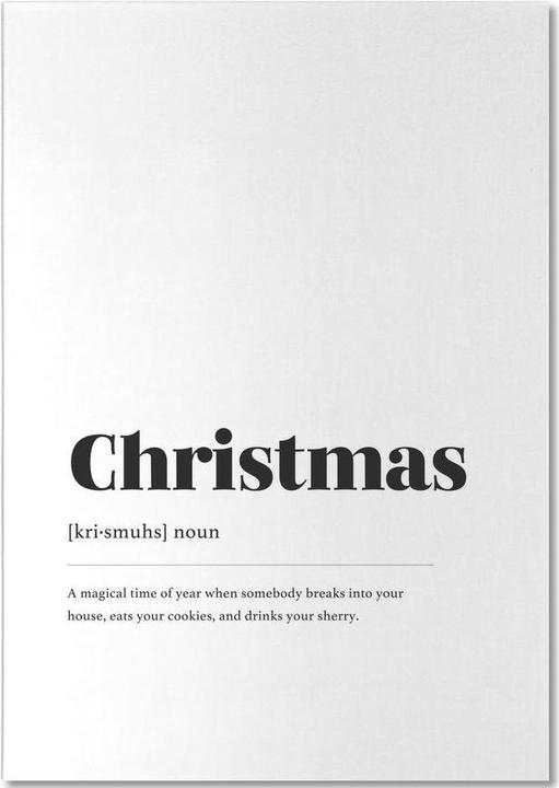 Actual product image Juniqe Christmas Cookie Thief - Christmas (A5, Lined)