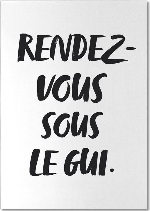 Actual product image Juniqe Rendez-vous sous le gui - Christmas (A5, Dotted)