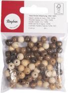 Produktbild Rayher Holz Perlen Mischung, FSC 100%, 8mm ø, natur