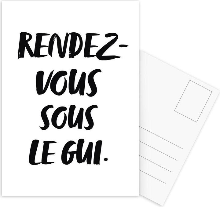 Image du produit Juniqe Rendez-vous sous le gui - Noël (3 pcs)