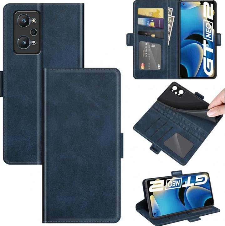 Productafbeelding Screenguard Realme GT Neo2 CardLounge Lederen Hoesje (Realme GT Neo 2)