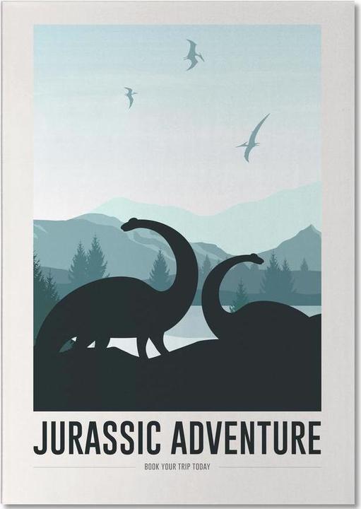 Image du produit Juniqe Jurassic Adventure I - Animaux de safari (A5, À rayures)