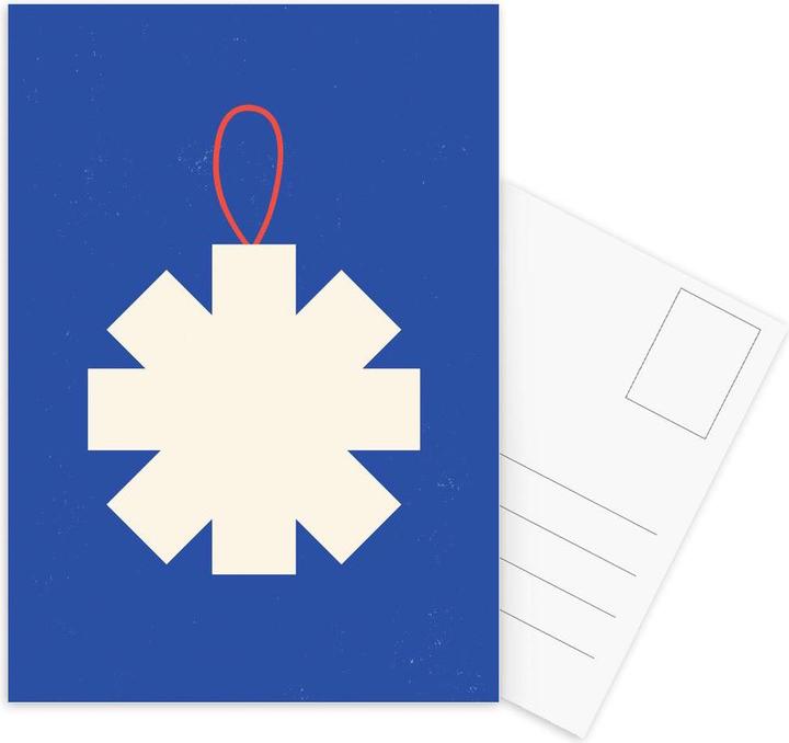 Actual product image Juniqe Simple Snowflake - Christmas (15 pcs.)