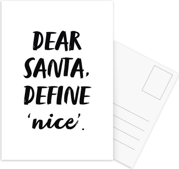 Immagine prodotto Juniqe Caro Babbo Natale - Natale (15 pz.)