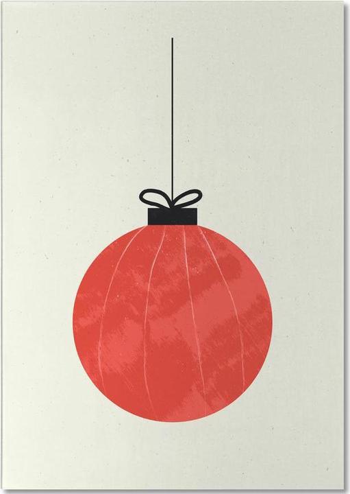 Actual product image Juniqe Christmas Bauble - Christmas (A5, Lined)