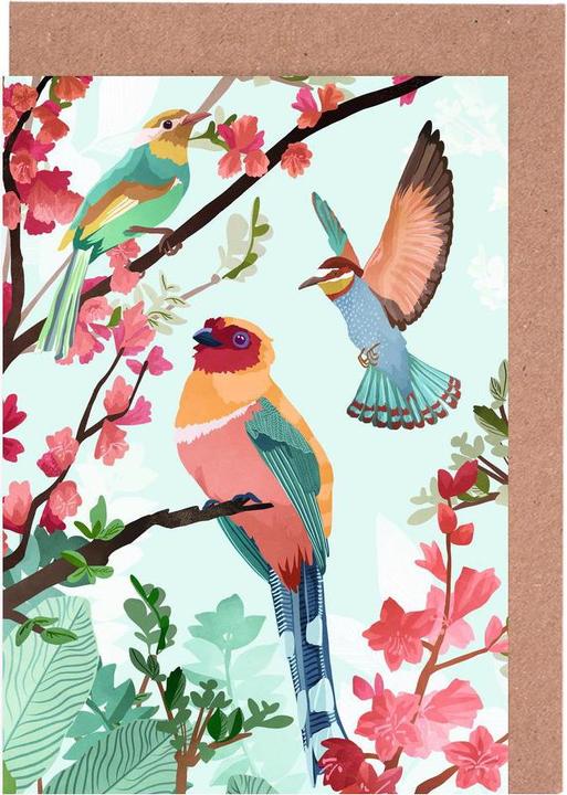 Image du produit Juniqe Birds Of Summer - Oiseaux (15 pcs)