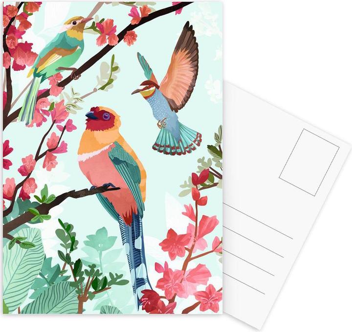 Image du produit Juniqe Birds Of Summer - Oiseaux (10 pcs)