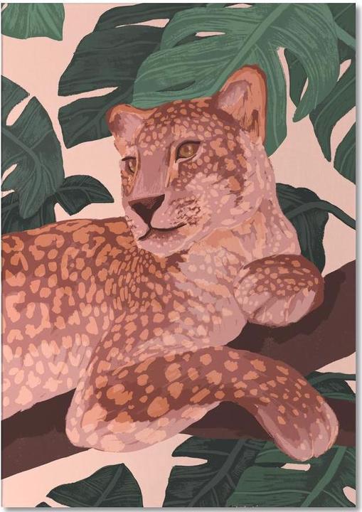 Actual product image Juniqe Golden Panter - Safari Animals (A5, Plain)