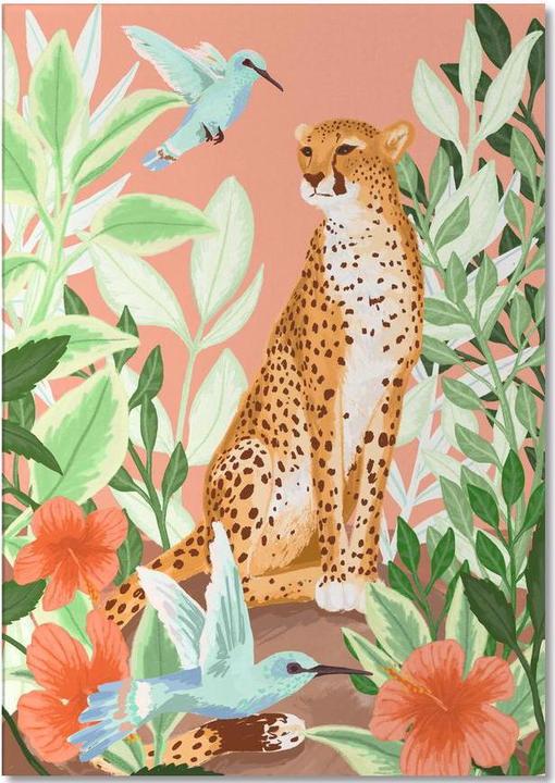 Immagine prodotto Juniqe Ghepardo tropicale - Ghepardi (A5, Punteggiato)