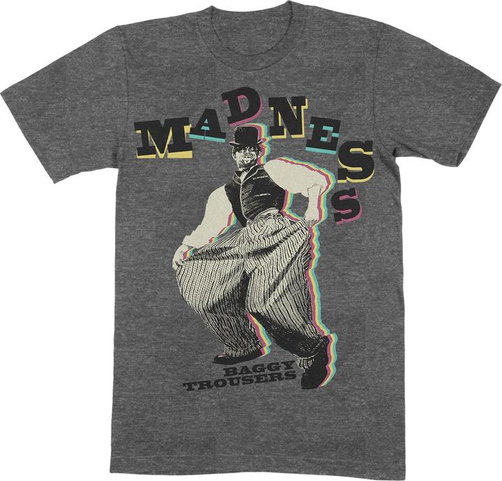 Madness Unisex Adult Baggy Trousers Heather T-Shirt