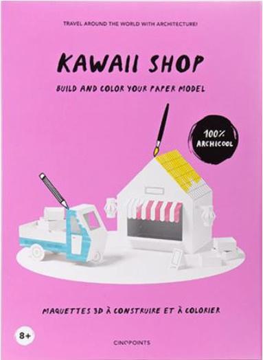 Image du produit Cinqpoints Kit de bricolage Kawaii Shop Jouets en papier