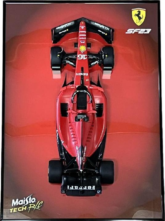 Maisto F1-Fotorahmen mit Ferrari-Modell 1/10 #16 Leclerc