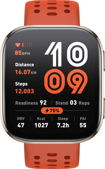 Actual product image Amazfit BIP 6, RED