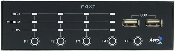 Actual product image AeroCool F4XT Panel