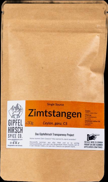 Image du produit Gipfelhirsch Bâtons de cannelle de Ceylan (30 g)