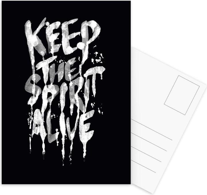 Actual product image Juniqe Spirit Black - Quotes & Slogans (15 pcs.)