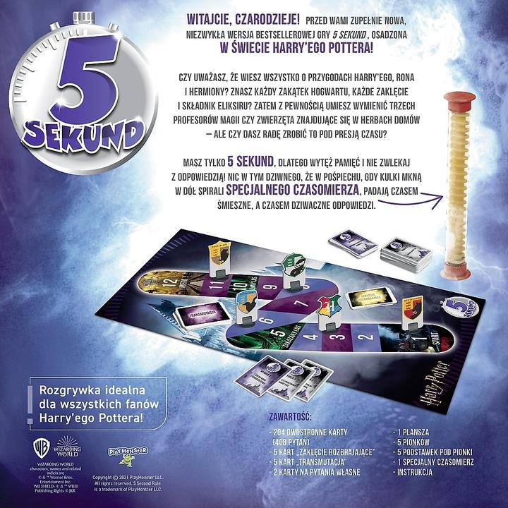 Immagine prodotto Trefl PROMO 5 secondi gioco Harry Potter 02242 Clubs