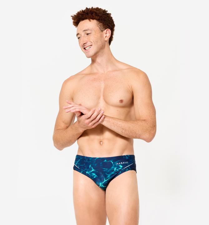 Immagine prodotto Nabaiji Badehose Slip Herren - 900 Tiare blau/grün (40)
