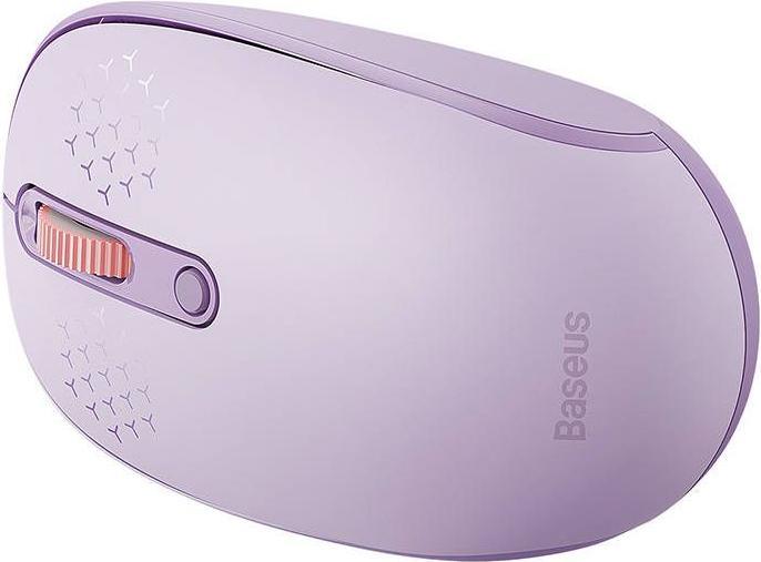 Actual product image Baseus Wireless Mouse F01B Tri-Mode 2.4 G BT 5.0 1600 DPI (purple) (Wireless)