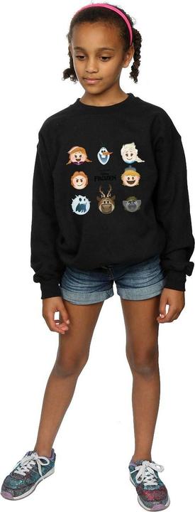 Produktbild Disney Frozen Mädchen Kopf Sweatshirt (116)