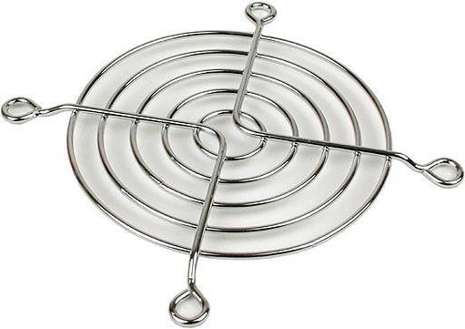 Aquatuning Grille de ventilation pour ventilateur axial pour 80 mm de chrome