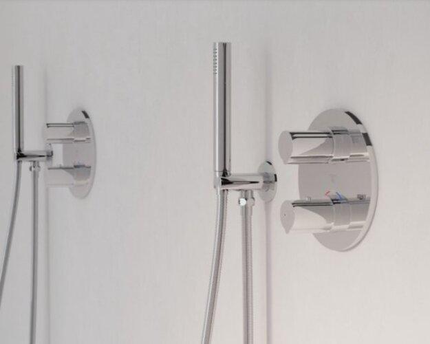 Produktbild Steinberg Serie 100 Dusch-/Wannenarmatur, Fertigmontageset, Unterputz, zwei Verbraucher, 10041333