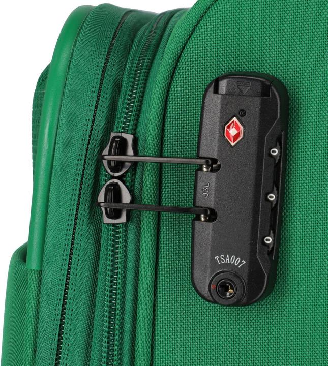 Immagine prodotto Travelite Set di valigie Rügen a 4 ruote, 3 pezzi con piega elasticizzata (90 l, XL (da 115l))