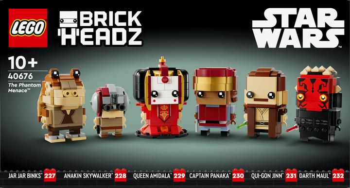 Image du produit LEGO La sombre menace (40676, LEGO Brickheadz, LEGO Star Wars)