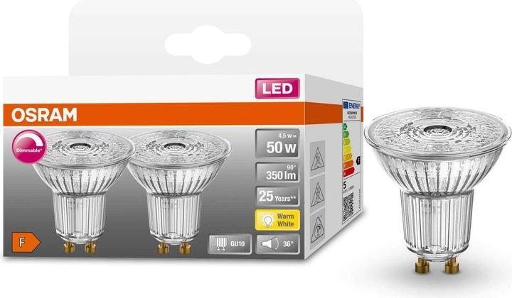 Immagine prodotto Osram Superstar (GU10, 4.50 W, 350 lm, 2 x, F)
