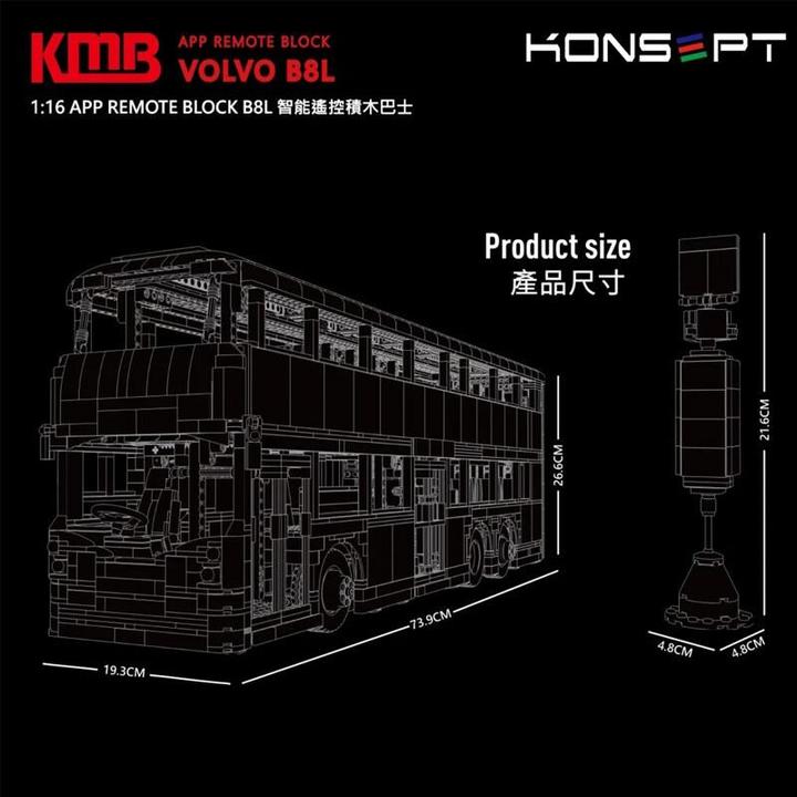 Actual product image Mould King Double-decker bus - Limited Edion