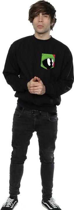 Immagine prodotto Looney Tunes Marvin The Martian Face Faux Pocket Felpa Uomo (S)