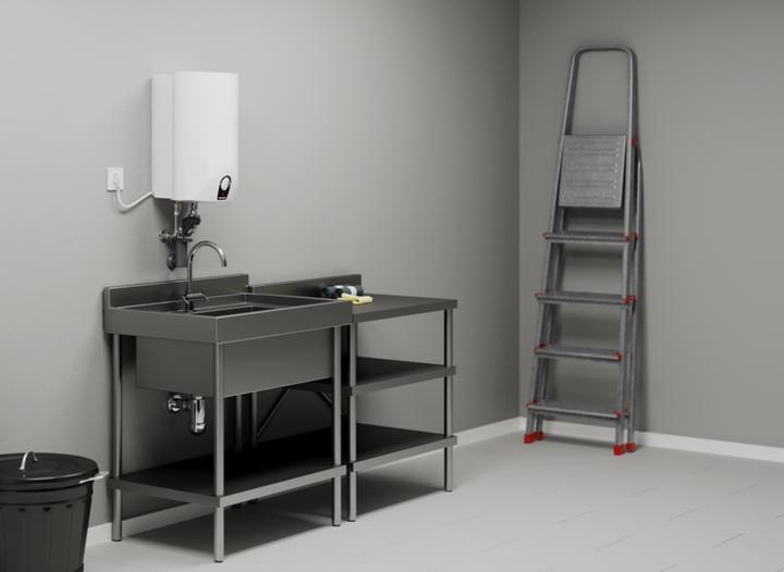 Actual product image Stiebel Eltron SH 10 SL, over-counter boiler 10 l with plug, 2 kW, pressure-resistant, infinitely variable