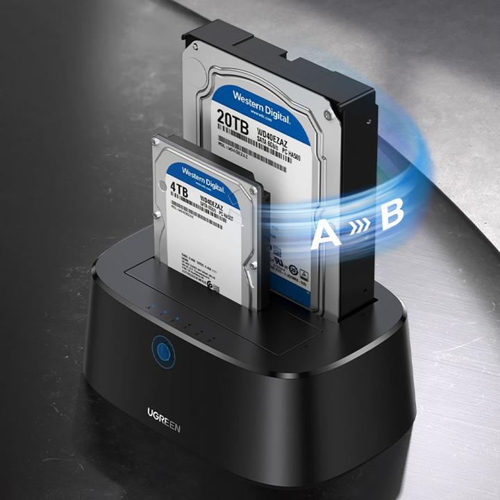 Image du produit Ugreen Station d'accueil SATA Hard Drive pour disque dur SSD 2,5" et 3,5
