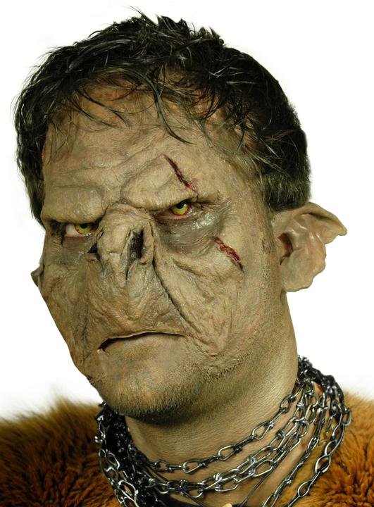 Produktbild Wizardo Hinterlistiger Ork Maske aus Latex zum Ankleben