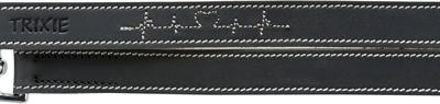 Actual product image Trixie Rustic fat leather V-leash Heartbeat (M, L, Dog, Dog sport)