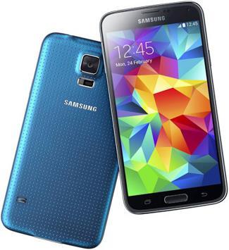 Actual product image Samsung Galaxy S5 (16 GB, Electric Blue, 5.10", 16 Mpx, 4G)