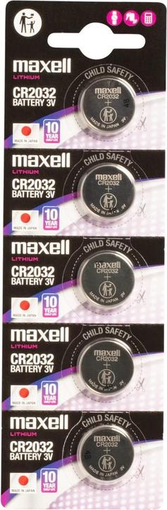 Produktbild Maxell Electronics CR2032 (5 Stk., CR2032, 220 mAh)